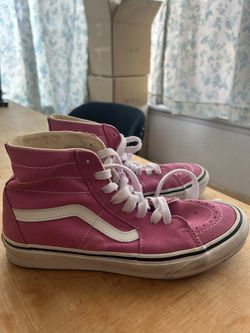 Pink vans Woman's 9 Men's 7.5