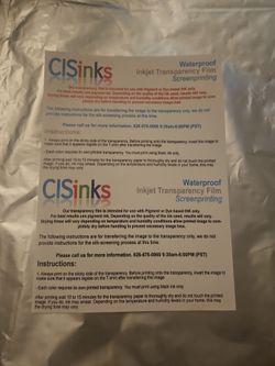 Inkjet transparency film