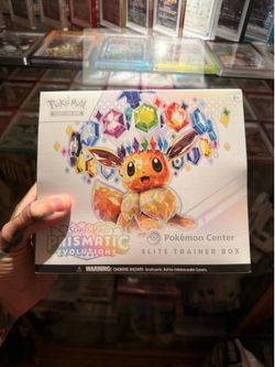Prismatic Evolutions Pokemon Center Elite Trainer Box (Exclusive)