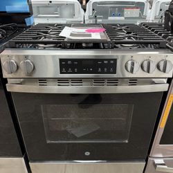 Ge Slide And Stove, Gas Range