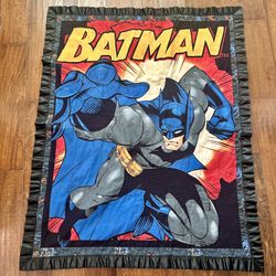 DC Comics Batman Throw Soft Blanket 47”x37” inches Double sided Dark Knight