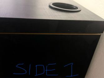 Black IKEA Miche desk for study, office setup