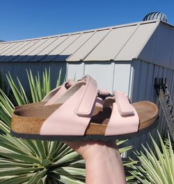 Birkenstock Birki's Pink Patent Leather Sandals Women’s Size 8