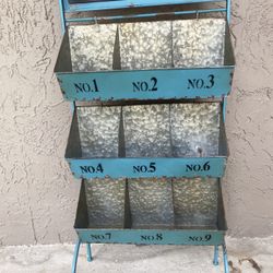 Shabby Chic Metal Organizer 