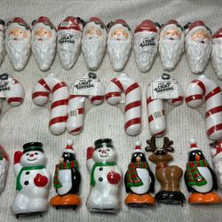 Tree Light Toppers (24) Blow Molds-Vintage Christmas (Individual Prices In Description)