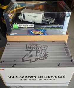 Hot Wheels Back To The Future Diorama