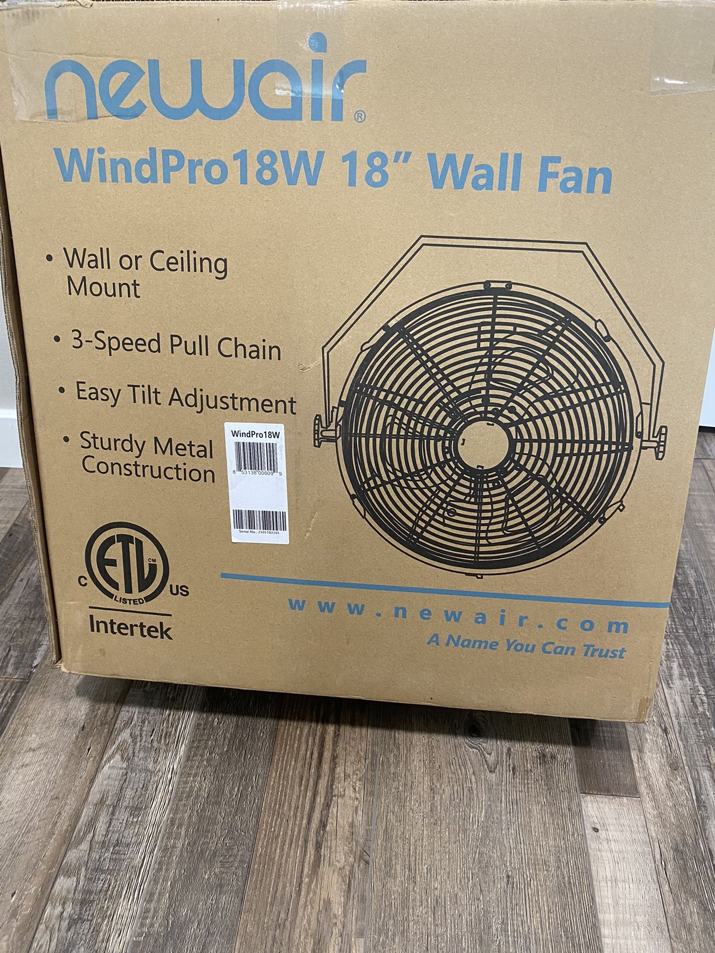 Wall Fan 18”