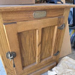 Vintage White Clad "Ice Box" 