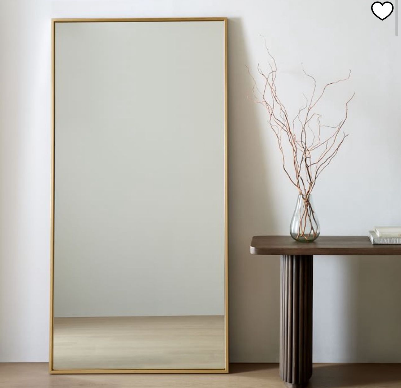 West Elm Metal Frame Floor Mirror 