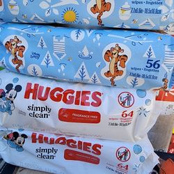 Huggies Wipes 5 Packs $10