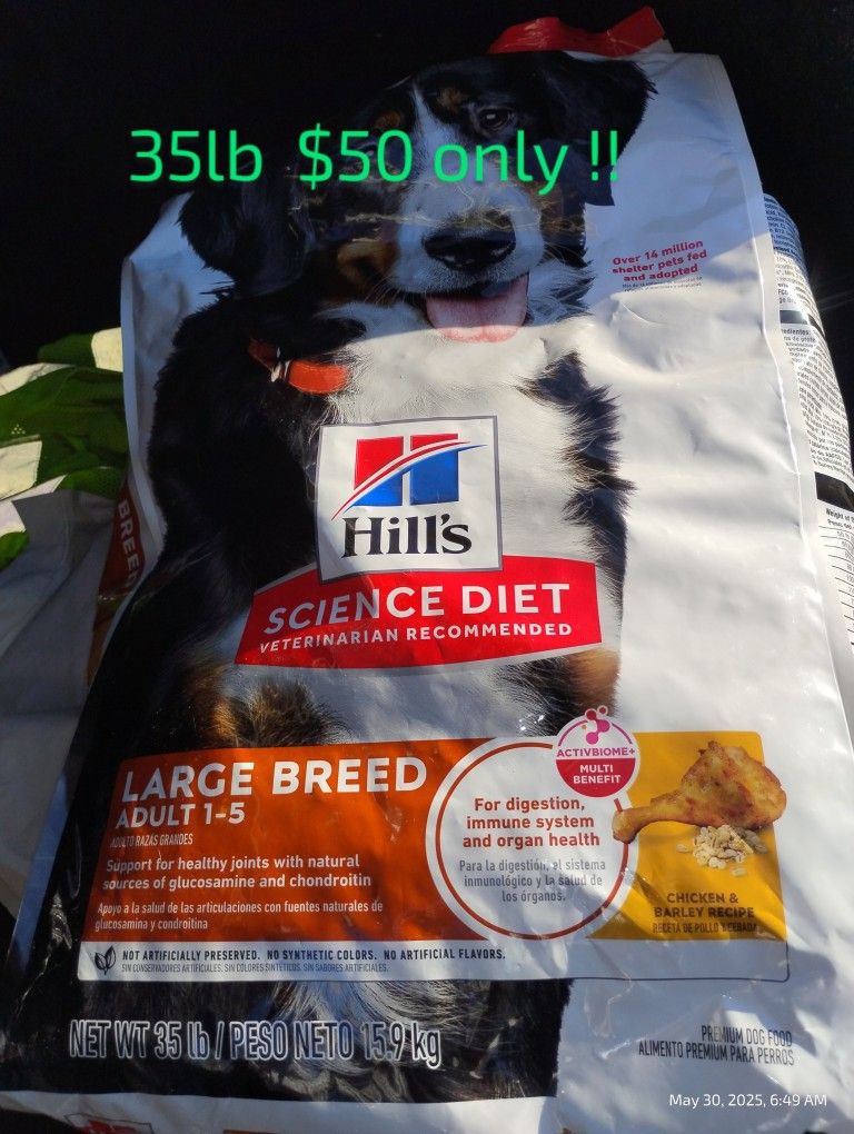 35 Lbs Bag $50 Only !! Pick Up Tempe !!