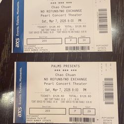 Chao Chuan Tickets Palms Casino Las Vegas