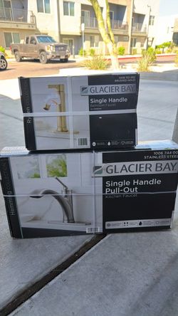 Glacier Bay Faucet Bundle – Bathroom & Kitchen