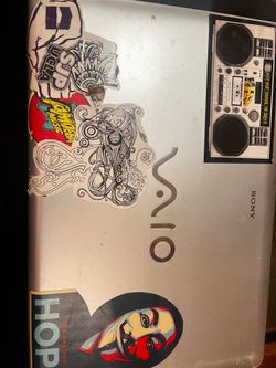 Sony VAIO Laptop with Stickers