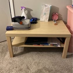 Good Condition Detachable Yellow Table Kitchen Living Bedroom Study Office Room