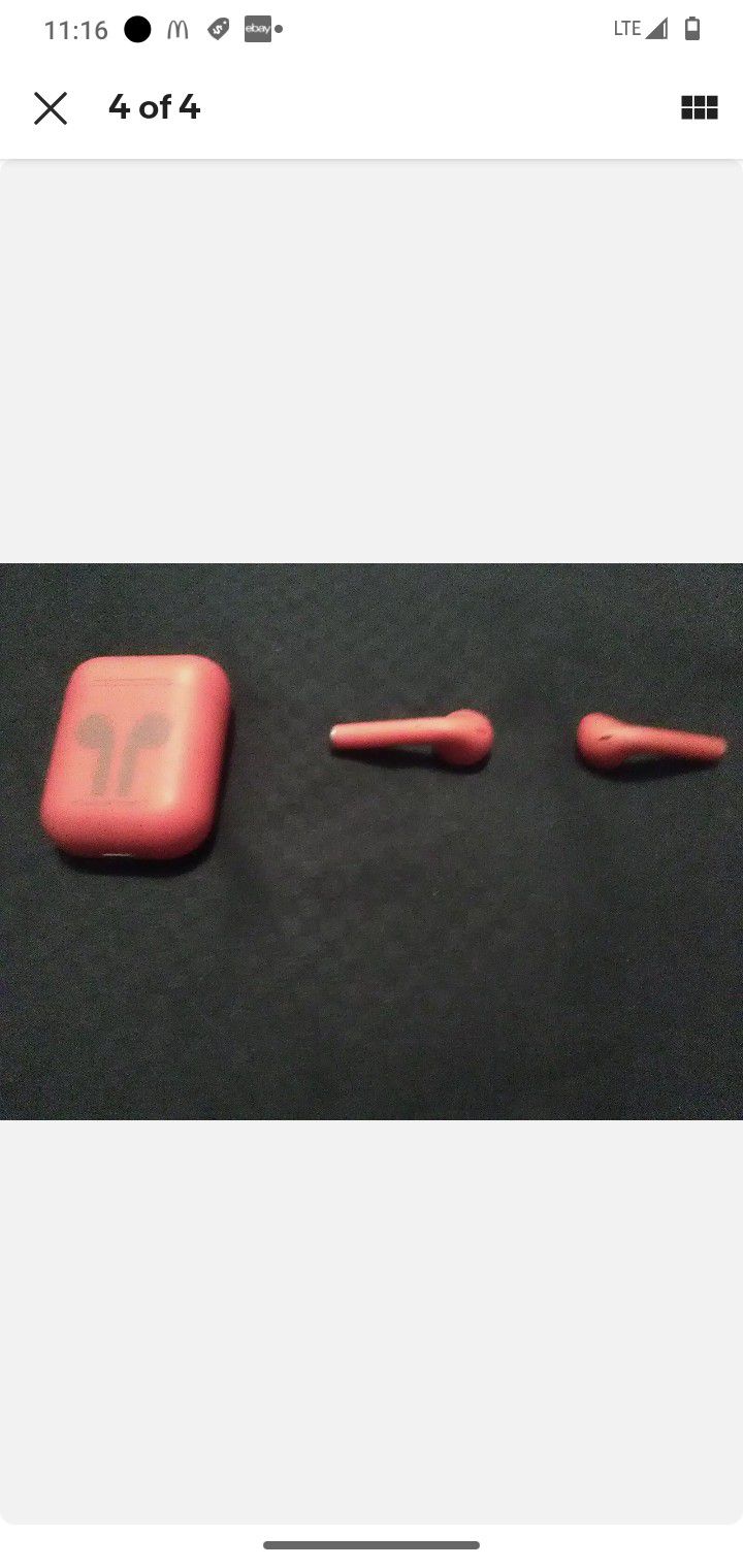 Red Airpods