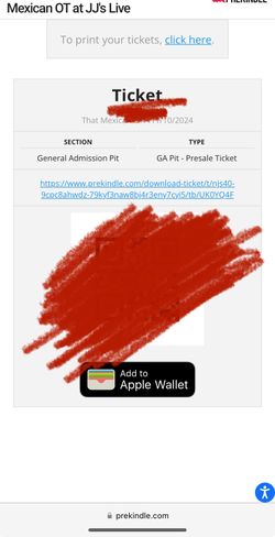 Mexican OT Ticket At JJS