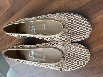 Christian Louboutin Sweetie Jane Mesh Flats – Size 40 – $500 OBO