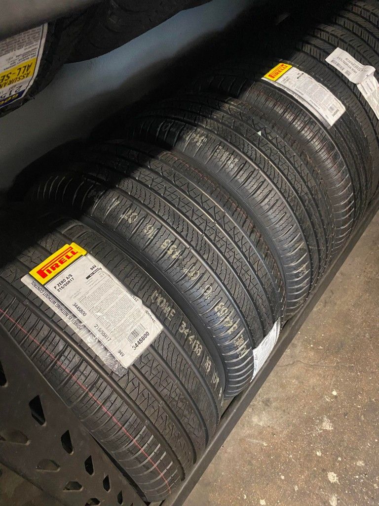 215/55R17 Pirelli - 4 NEW Tires 4 Llantas NUEVAS