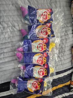 Ty Beanie Baby Inch the Worm McDonald's Happy Meal Toys – Lot of 4 22dollars each