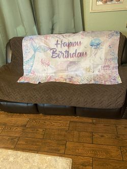 Little Mermaid Banner As You Can See, That’s My Big Couch. It’s Big.