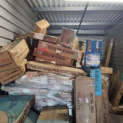 Well over 150 boxes of furniture, Table & Chair  Sets, Patio Sets, Bed Frames, Night Stands, Etc...