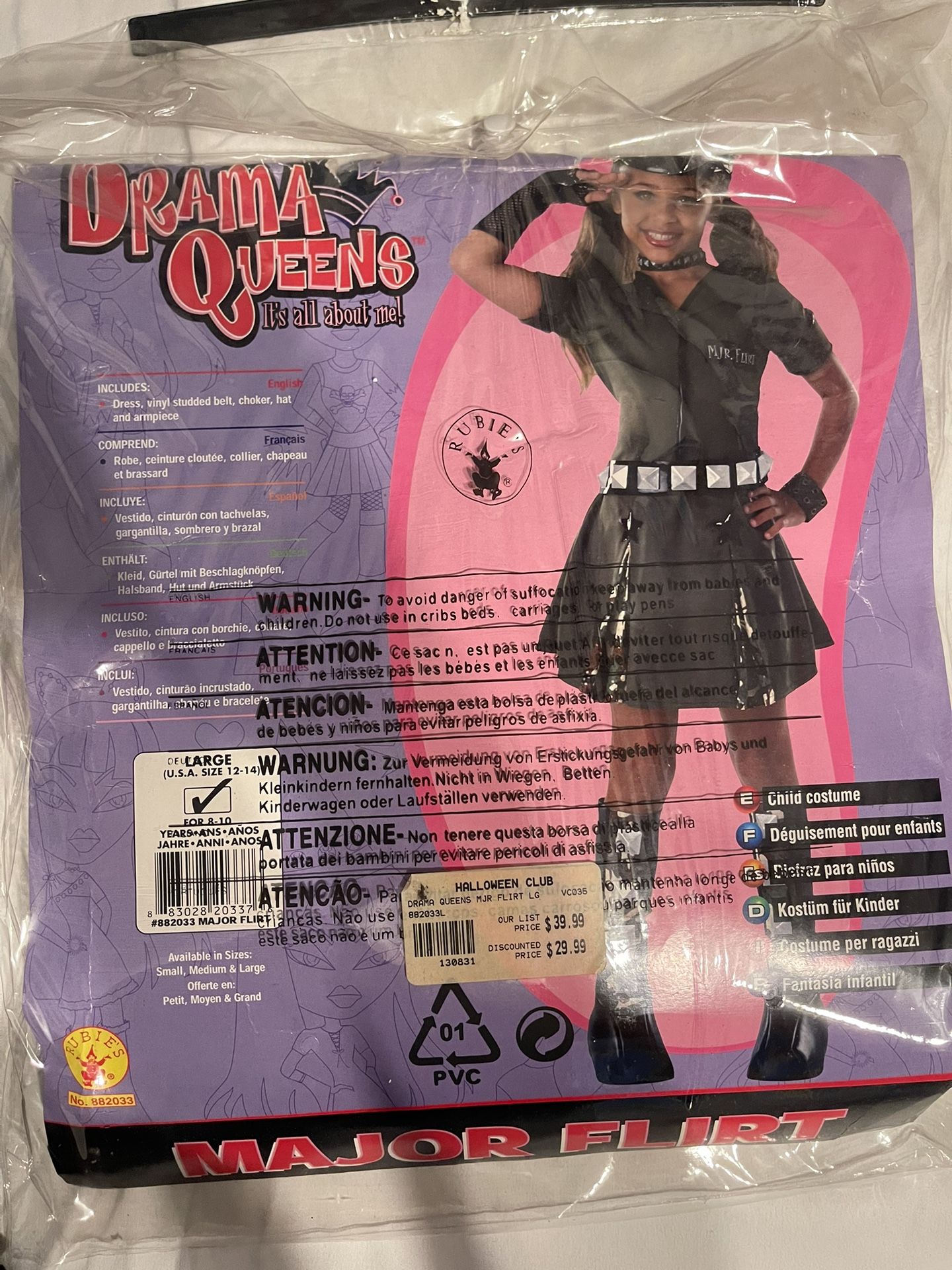 Major Flirt Drama Queens Costume
