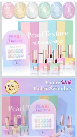 Double Rhythm 6 Pcs 15 ML Gel Polish Set Same Color Same Bottle Soak Off Gel Polish Kit Nail Art Manicure Salon DIY at Home for Women