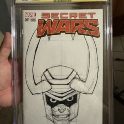 Frank Miller Original Sketch Art Marvel DC Comics MCU DCU Loki Spider-Man Avengers  X-Men Batman Superman CGC CBCS Comic Books Fantastic Four Venom