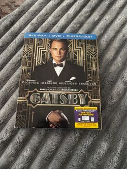 The Great Gatsby 2013 Blu-ray DVD ULTRAVIOLET w Slipcover Leonardo Dicaprio