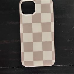 Casely iPhone 13 Neutral Checkerboard Case With Mag Safe