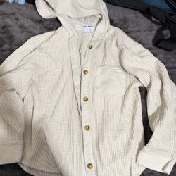 Size 14/16 Flannel With Hoodie $3.00