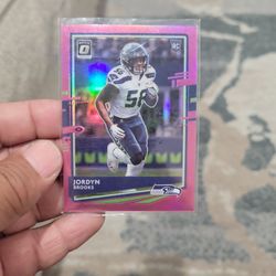 Jordyn Brooks Optic Donruss Rookie Holo Prizm Football Card/ Taking Offers