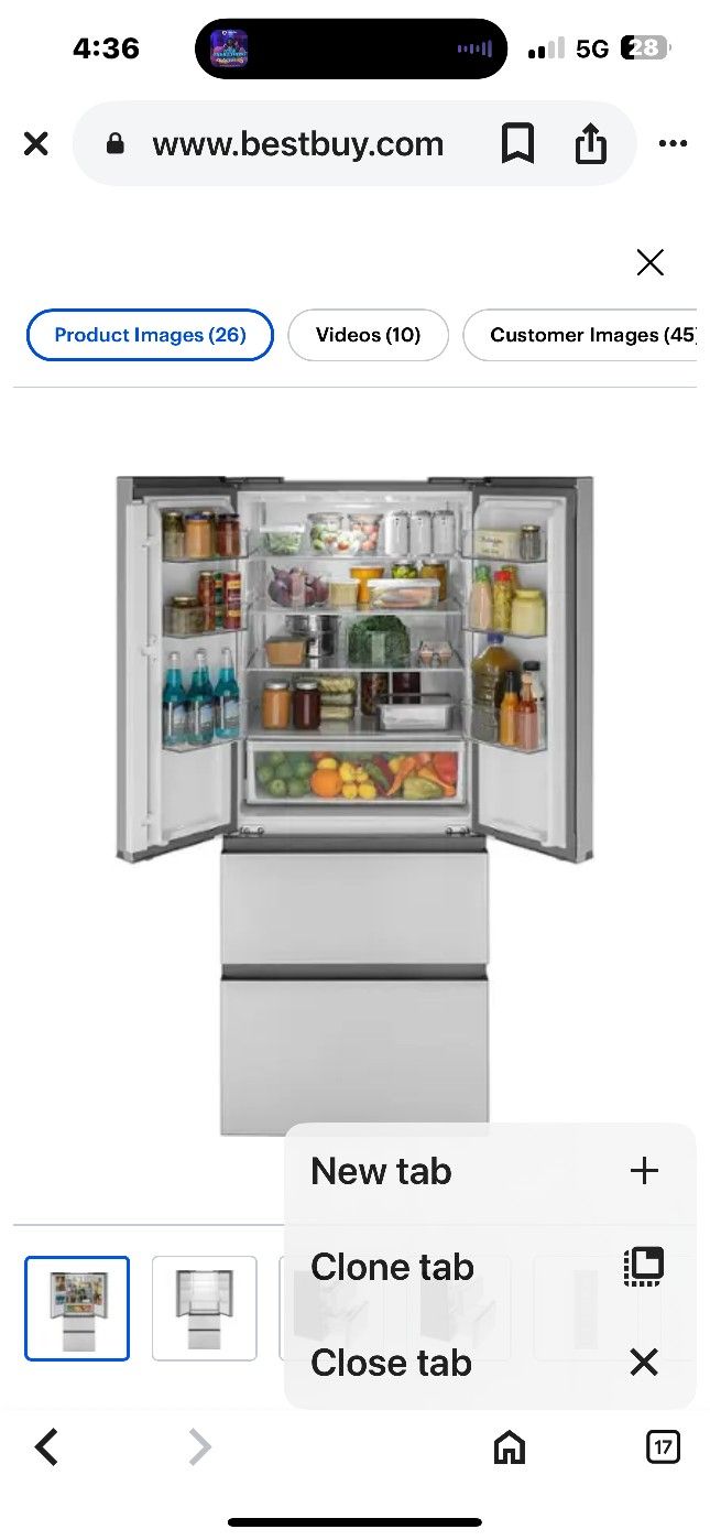 Haier Refrigerator Like New HRF15N3AGAS