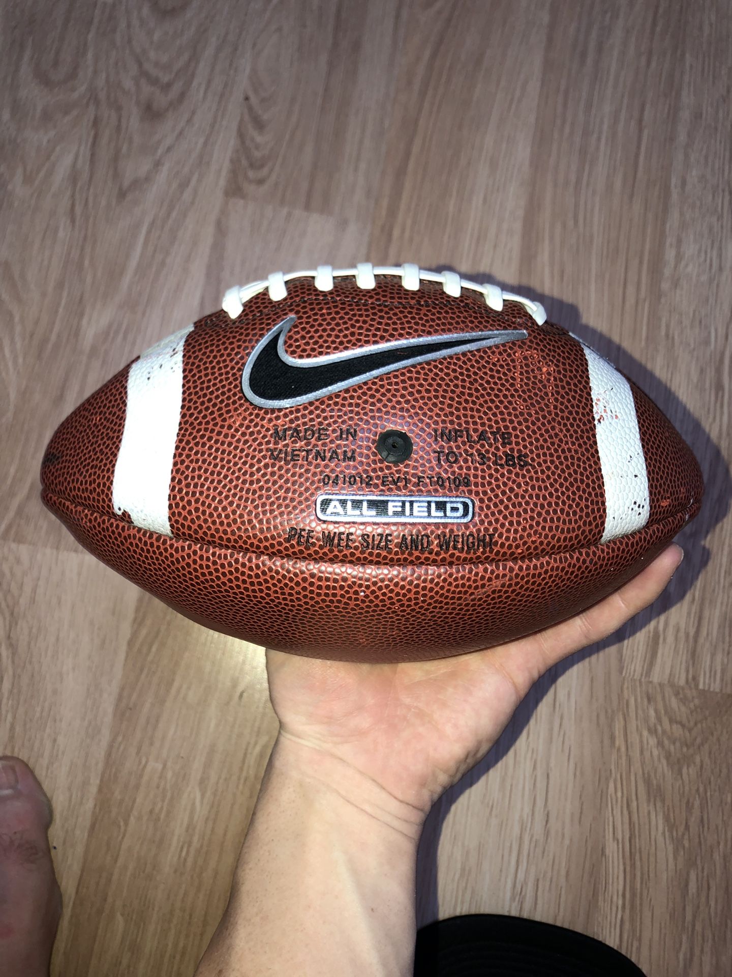 Youth sized kid football