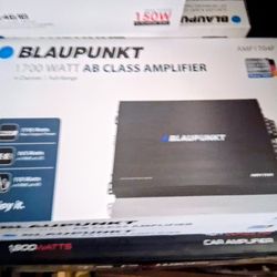Blaupunkt 1700 Watt 4 Ch Amplifier Brand New In The Box 