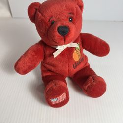 2002 Symbols Red Georgia Bear Plush In Excellent Condition