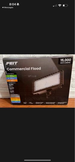 Feit Electric 15000 Lumen LED 5CCT Select Bronze Dusk to Dawn Motion Flood Light