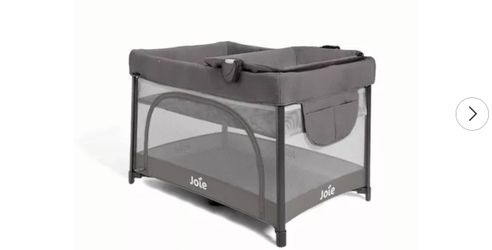 Joei- Hand Fold Playard with Bassinet & Folding Changer - Thunder