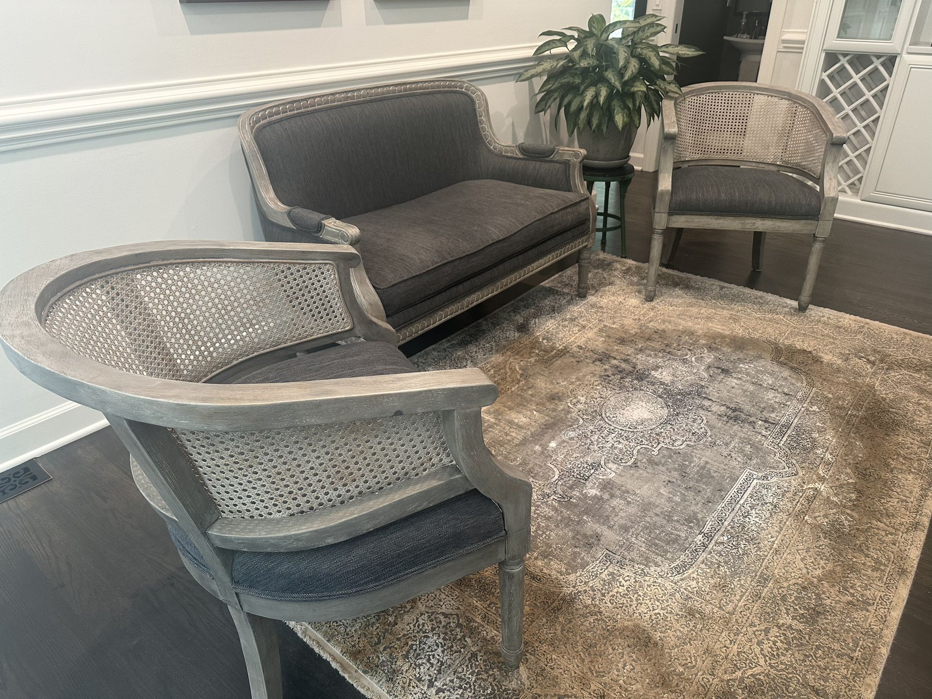 Noble House Loveseat And Chairs
