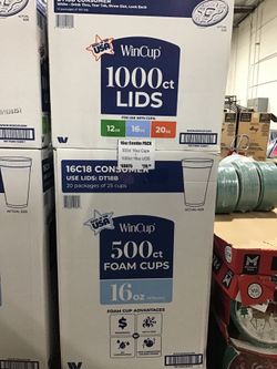 16oz Cups With Lids