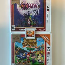 Nintendo 3DS Games POKÉMON ZELDA ANIMAL CROSSING