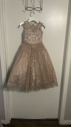 Vestido Para Niña Deeah K Talla 3 Color Rose Gold