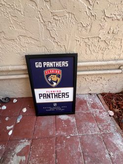 Floridaa Panthers hockey club framed poster