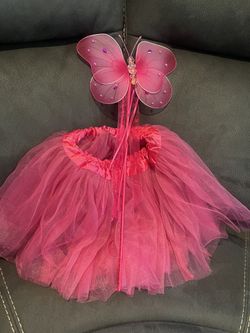 Child Tutu & Butterfly Wand