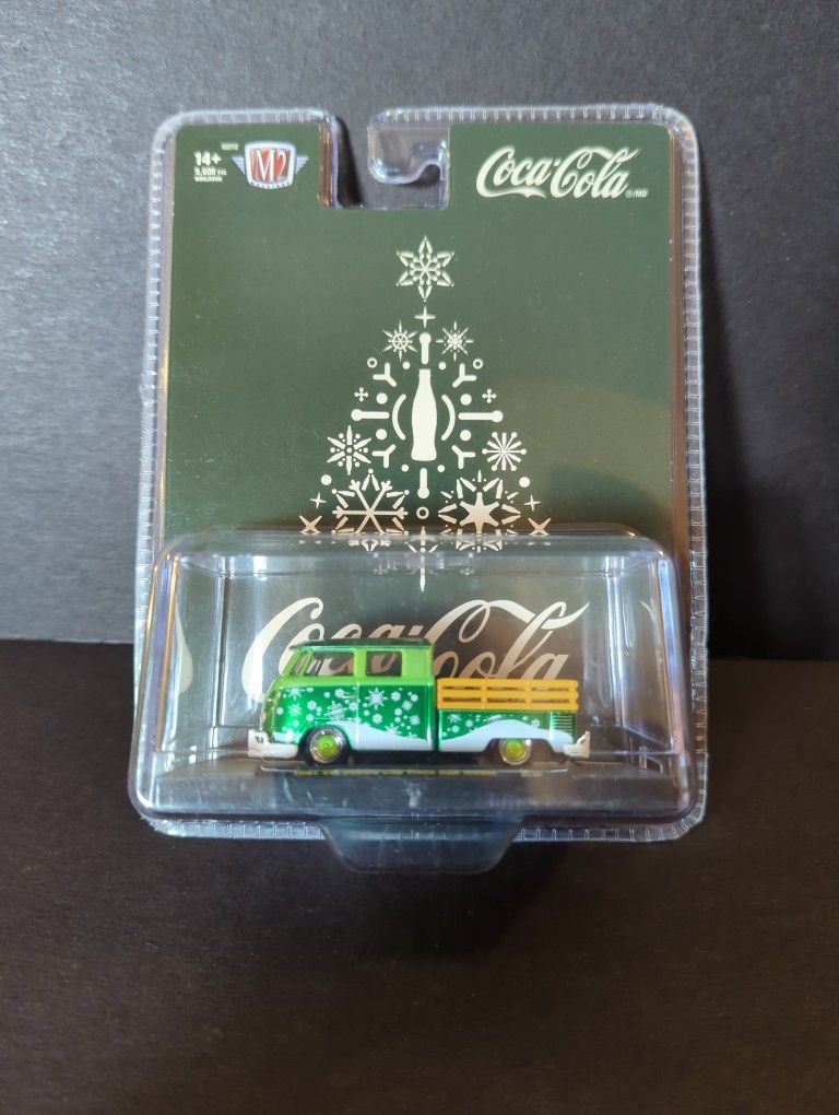 M2 Coca Cola Holiday Edition 1961 VW Double Cab Truck USA Model