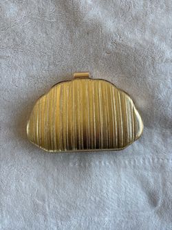 Gold Metallic Clutch Evening Bag ✨