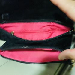 Rampage Black And Pink Clutch 