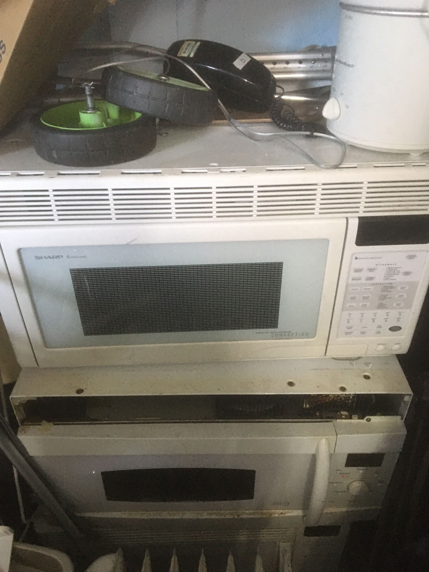 Over range microwave