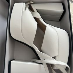 Modatope White Platform Heels